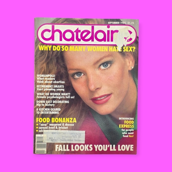 Vintage Chatelaine Magazine September 1985 Fall Fashion Issue - Picture 1 of 8